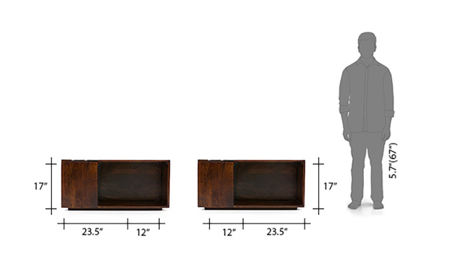 Bean Coffee Table(Walnut)